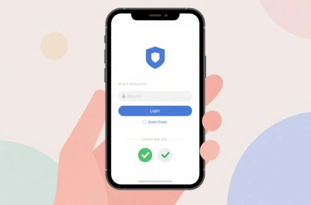 移动端双重验证与安全登录界面图